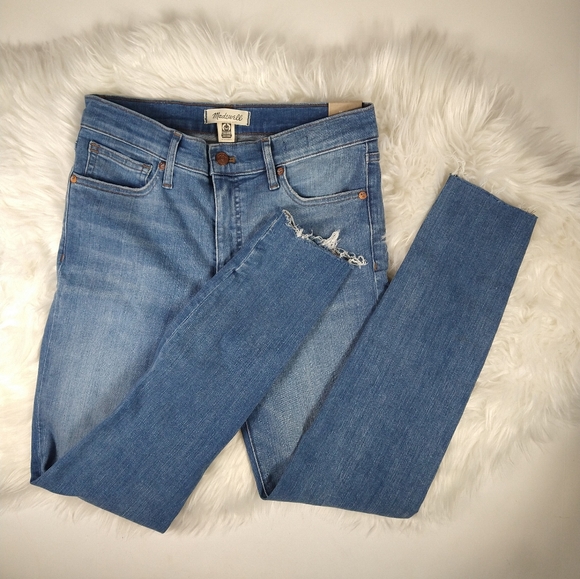 New with Tags Madewell 9" Mid-Rise Skinny Jeans - Picture 3 of 11